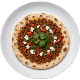 Vegetarian Lahmacun