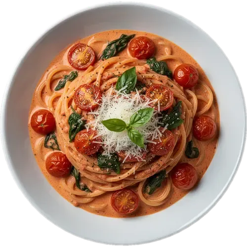 Creamy Tuscan Slow Roasted Tomato Pasta