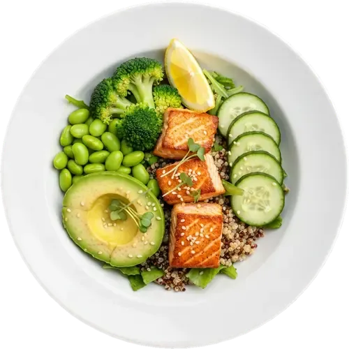 Healthy Salmon Bowl