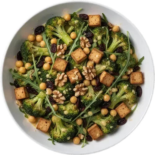 High-Protein Roasted Broccoli Salad