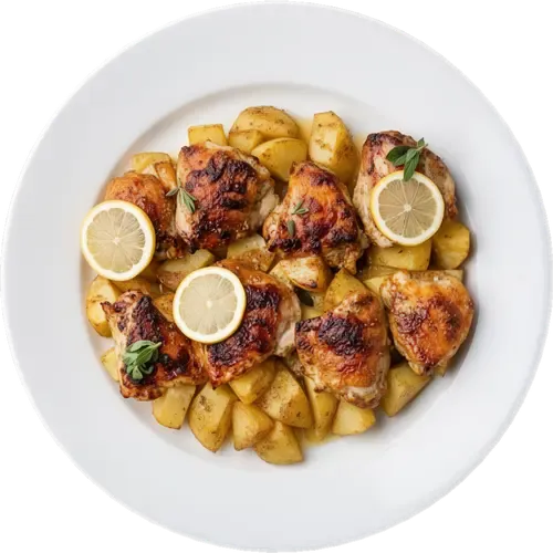 Greek Lemon Chicken and Potatoes