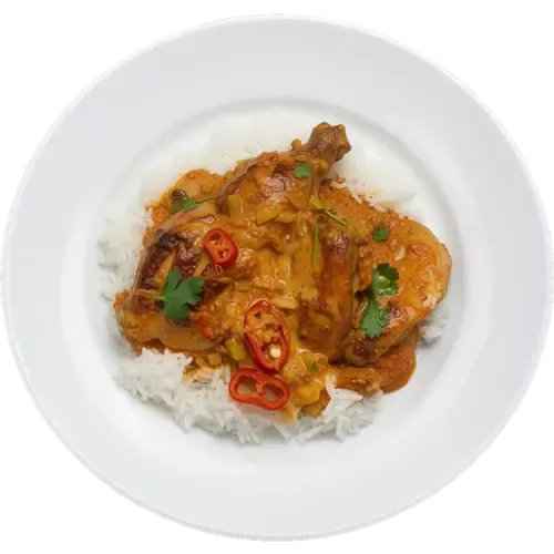 Coconut & Harissa Chicken Thighs