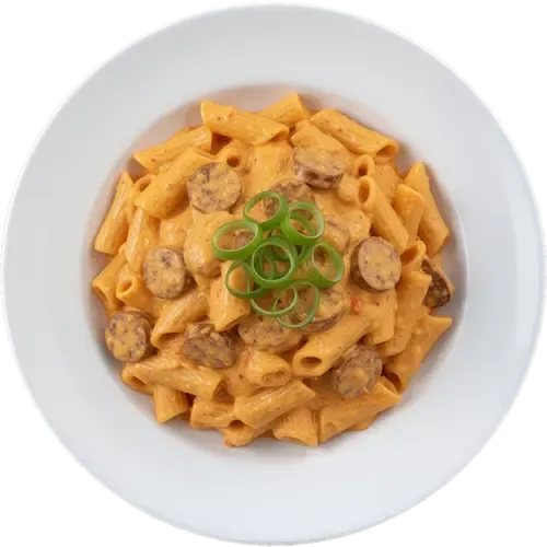 One Pot Creamy Cajun Sausage Pasta