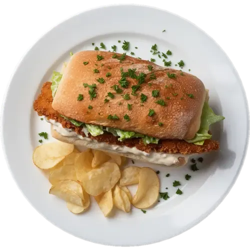 Crispy Chicken Caesar Sandwich