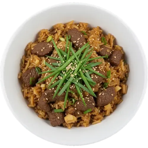 Garlic Beef Fried Rice Recipe