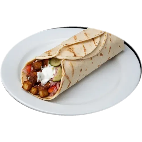 Crispy Tofu Shawarma Wraps