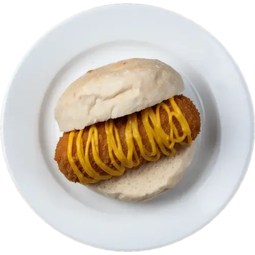 Broodje Kroket (Dutch Croquette Sandwich)