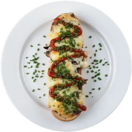 Zapiekanka (Polish Open-Faced Sandwich)
