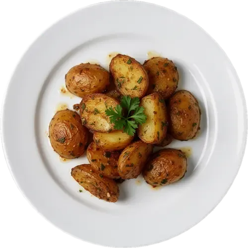 Crispy Butter Garlic Potatoes
