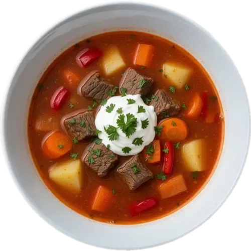 Gulashsuppe (Scandinavian goulash soup)