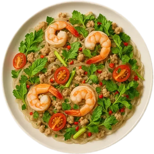 Yam Woon Sen (Glass Noodle Salad)
