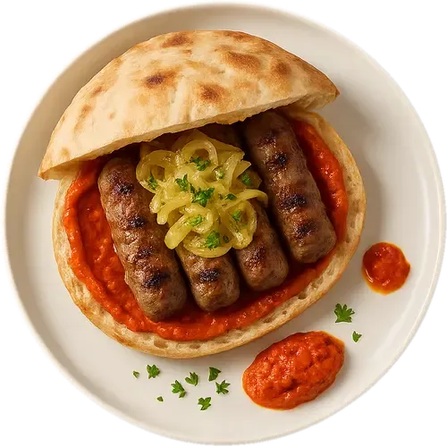Cevapcici with Onions
