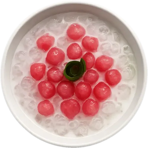 Tub Tim Grob (Water Chestnuts in Coconut Milk)