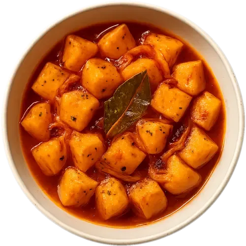 Basque-style potatoes
