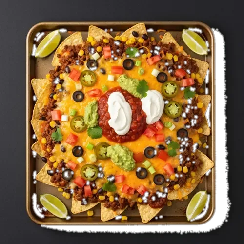 Loaded Nachos with Cheese