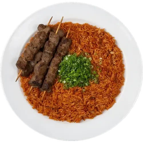 Rice Hash with Eid Meshkakik
