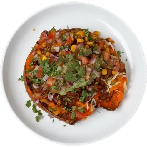 Mexican Stuffed Sweet Potatoes (Vegan Taco Boats)