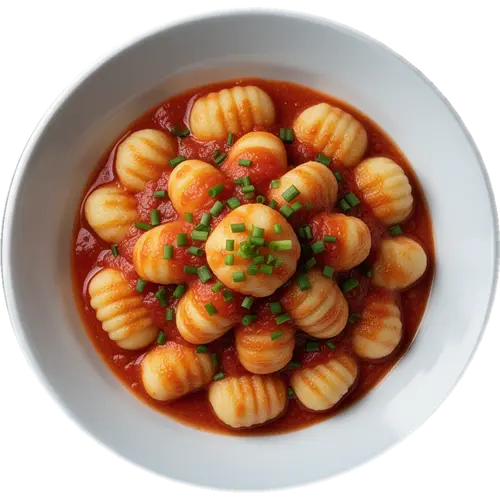 Gnocchi in Tomato Sauce with Chives