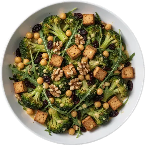 High-Protein Roasted Broccoli Salad