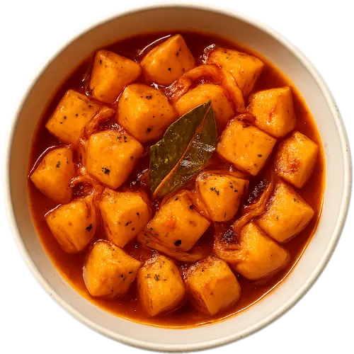 Basque-style potatoes